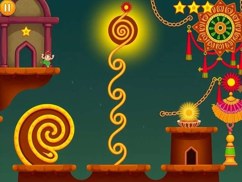 Jump Spiral Quest Diwali special event with festive decorations